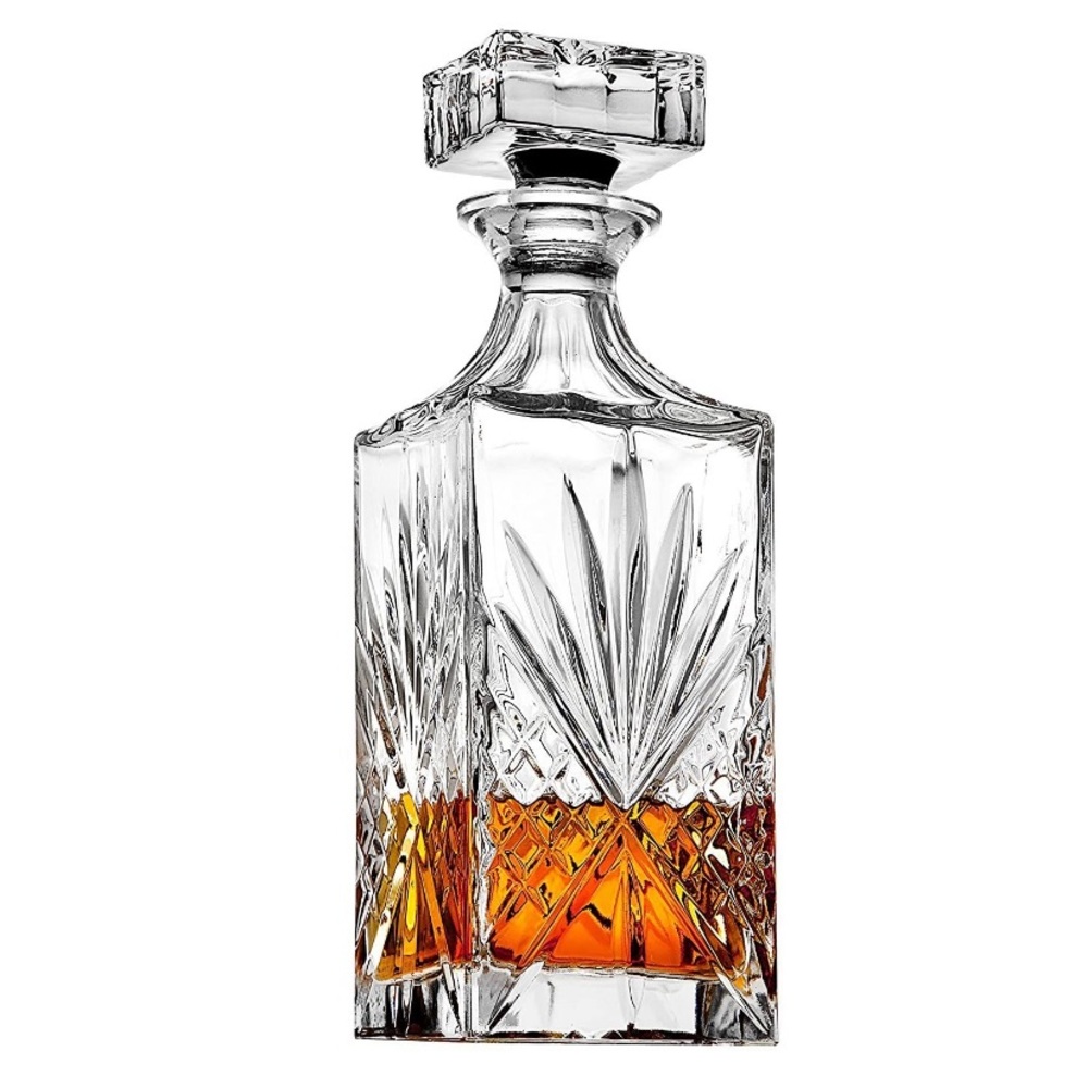 🆕 Godinger Crystal Whiskey Decanter
